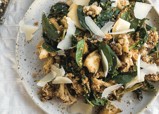 Pear and Cauliflower Bulgur Salad