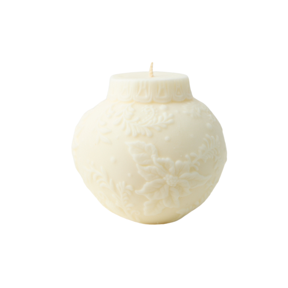 STUDIO MCKENNA Poinsettia Christmas Bauble