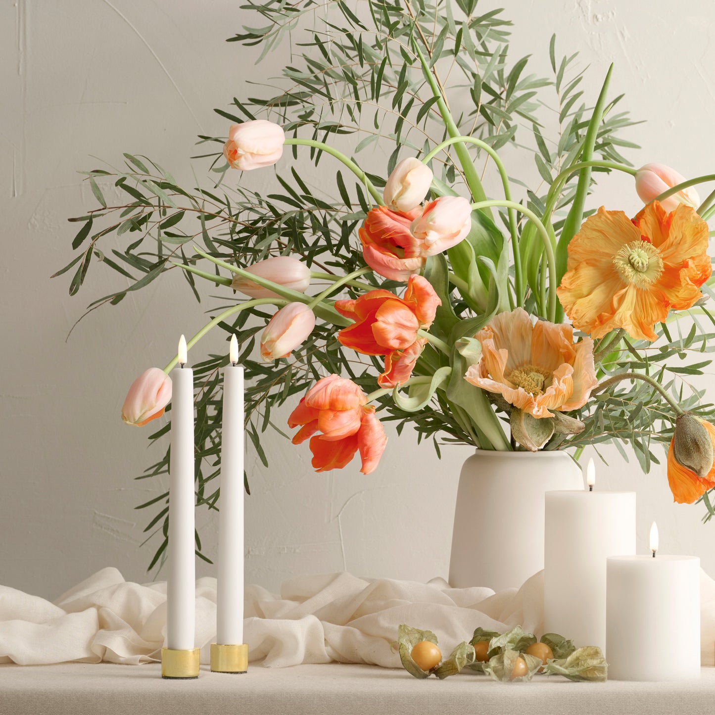 LED Tall Taper Candles
