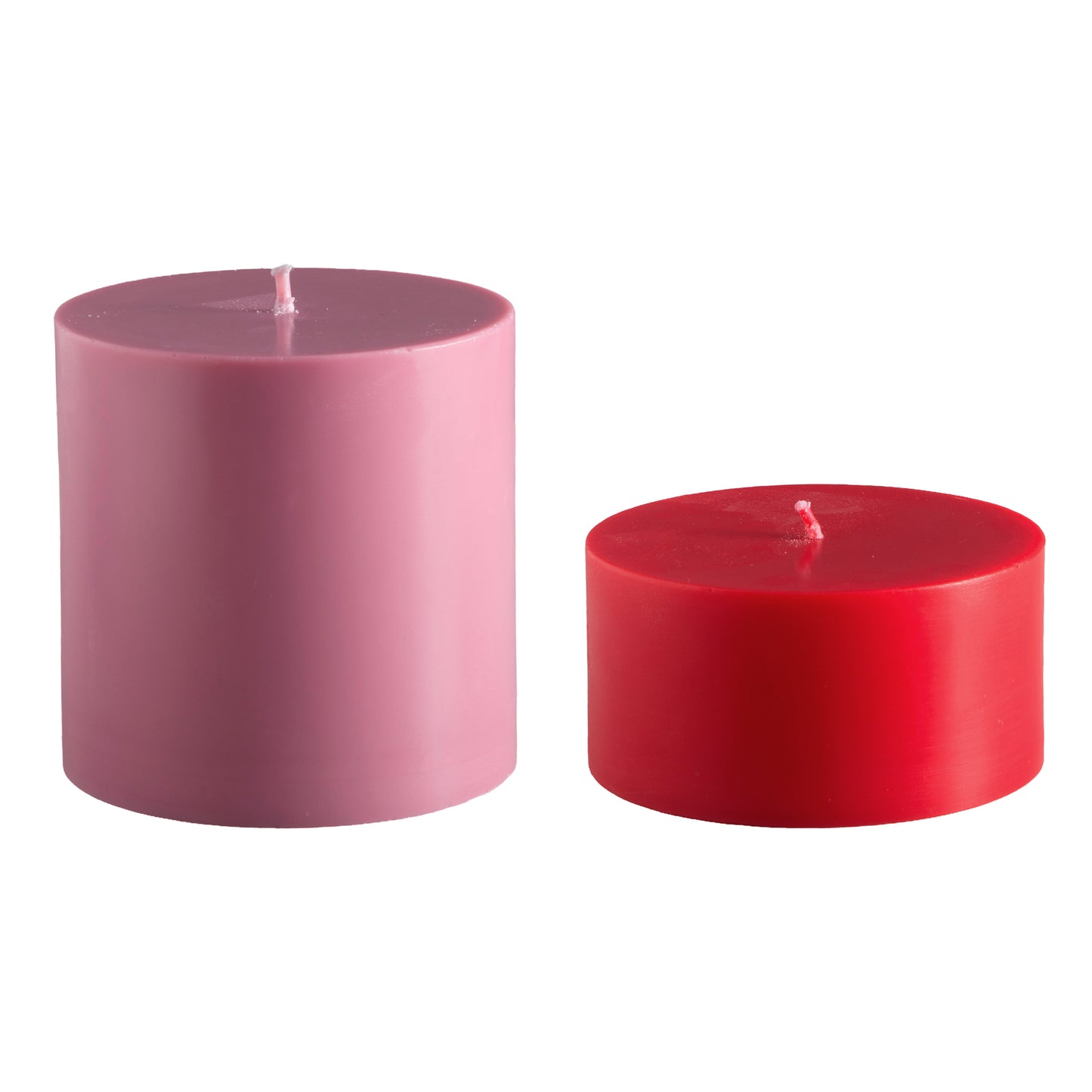 Escc Cherry + Blush Pillar Candles
