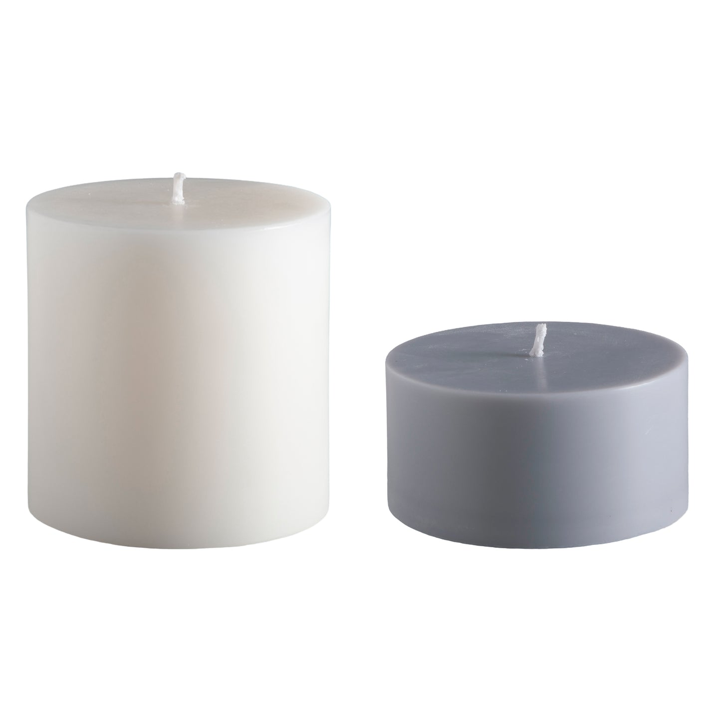 Escc Blanc + Dove pillar candles