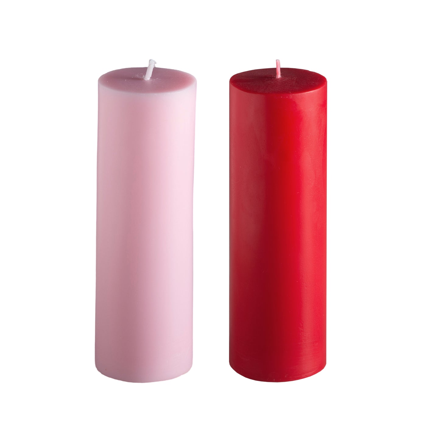 Escc Cherry + Blush Pillar Candles