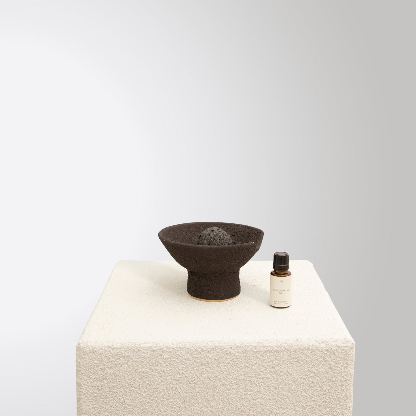 Obsidian Diffuser with Red Santal Scented Diffuser Oil